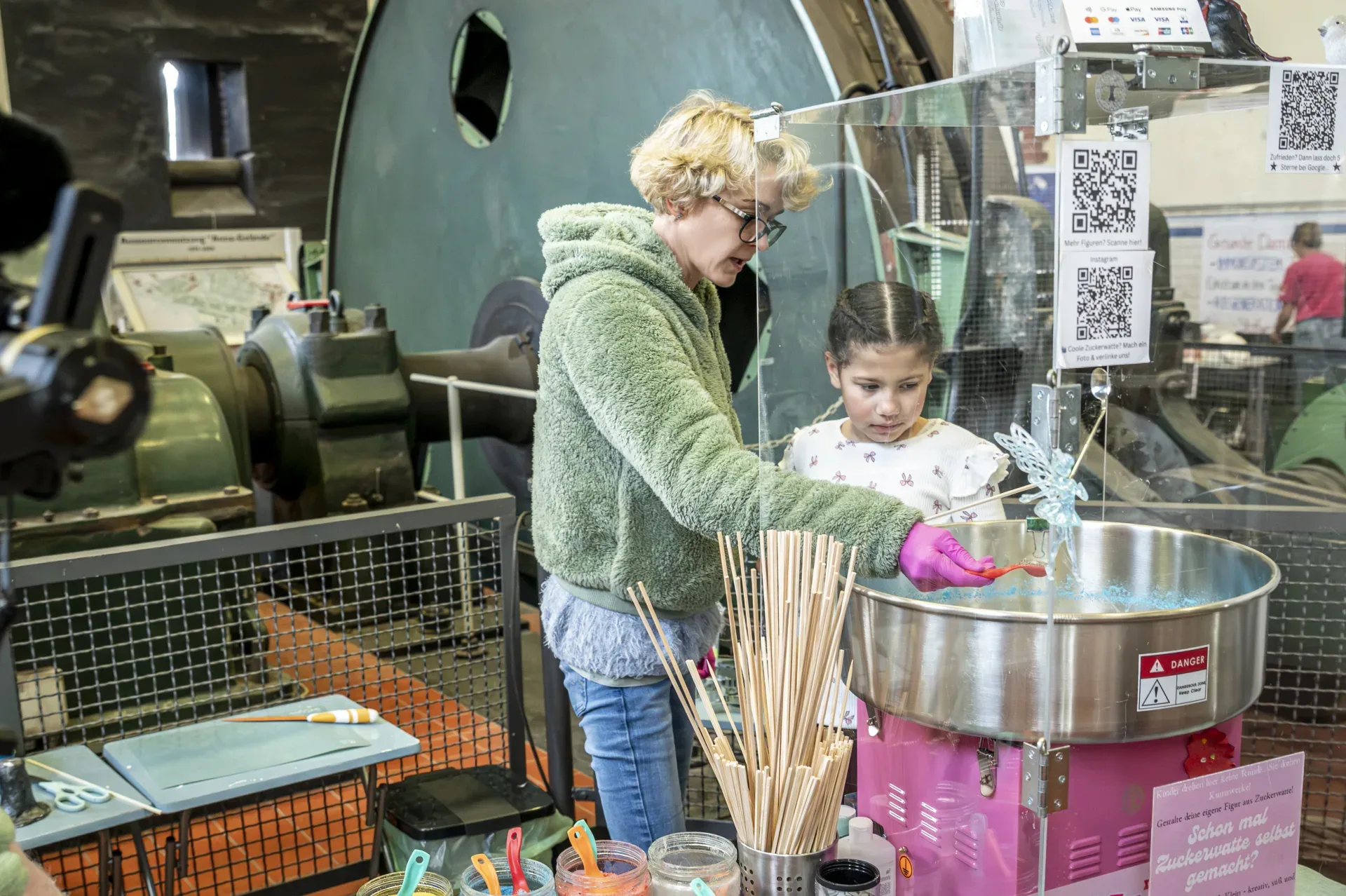 Zuckerwatte Live auf Feier